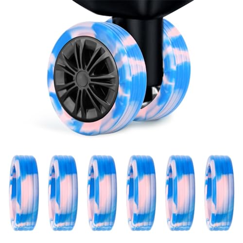 Neumáticos y llantas | Vidstw Protector Ruedas Maleta 8 Piezas De Wheel Covers Fundas Protectoras Portátiles Para Ruedas Fundas Protectorasde Silicona Para Ruedas Para La Mayoría De Los Equipajes Con 8 Ruedas