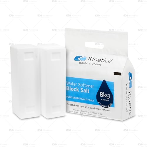 KINETICO Block Salt - for Water Softeners - 6 bags with 12 blocks total - Delivers Superior Performance