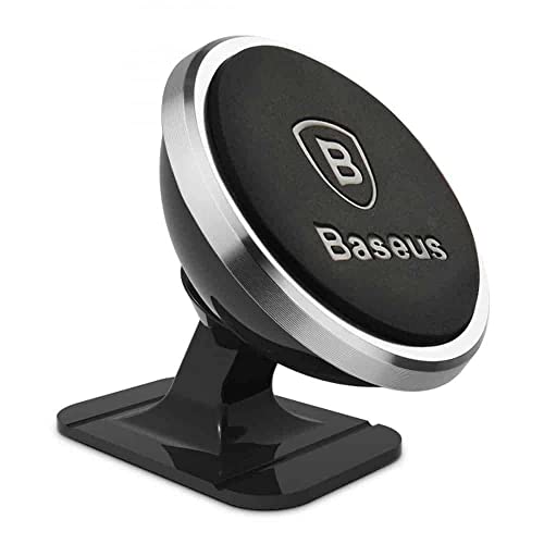 Baseus Suporte magnético de rotação de 360 graus (prata/preto)