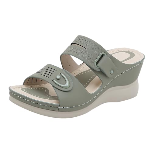 Pantoufles confortables femme pour pieds sensibles avec plateforme stable