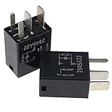 DVPARTS 2X 4-PIN Relay Black Multi-Purpose Relay 8T2T-14B192-AA for Fusion F150 F-250