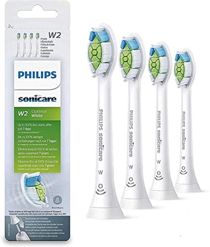 Philips Genuine Sonicare White Replacement Brush Heads, Pack of 4.