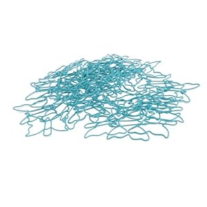 Evhooe 50 Stück Schmetterling Büroklammern Hellblau