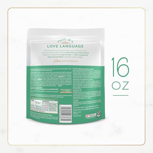 Image of Purina Fancy Feast Dry Cat Food with Ocean Fish and Salmon - (Pack of 4) 16 oz. Bags