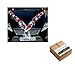 Produktbild Rosen Girlande Braut Paar Rose Deko Dekoration Autoschmuck Hochzeit Car Auto Wedding ®Auto-schmuck Deko PKW (Rose Orchidee Rot/Weiß)