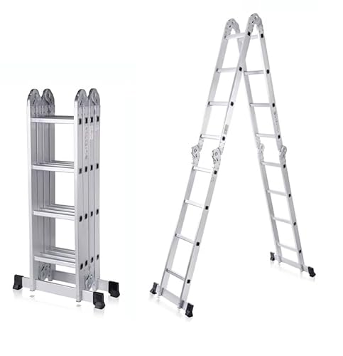 Escada Articulada 4x4 De Aluminio 16 Degraus Worker