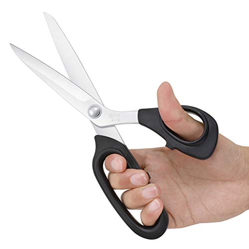 Professional Fabric Scissors Sewing Scissors for Leather Made of High Manganese Steel Tailor Scissors for Home Office Artists Dressmakers