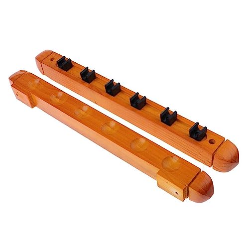 Porte-queue de billard mural pour 6 cannes de snooker compact - 6