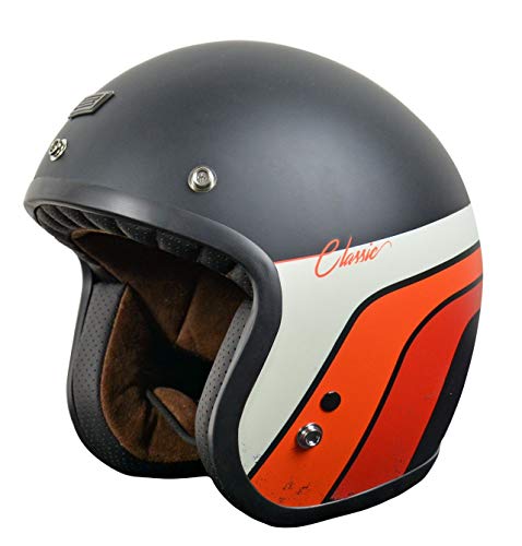 casco custom moto