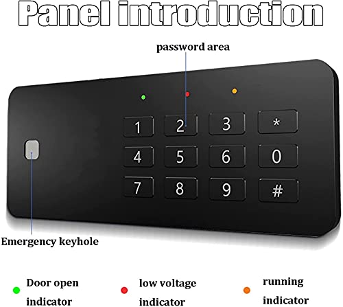 Coffre-fort ignifuge RLKHXBS étanche à empreinte et code pour bureau à domicile noir - 2