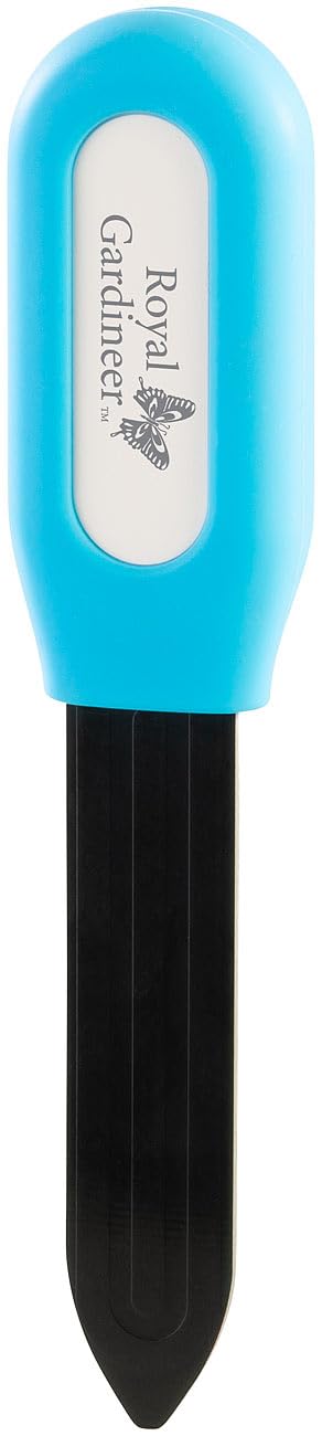 Royal Gardineer Pflanzenboden-Tester: 4er-Set smarte Pflanzen-Bodenfeuchtigkeits- & Temperatursensoren, App (Pflanzen-Feuchte-Messgeräte, Sensor, Home)
