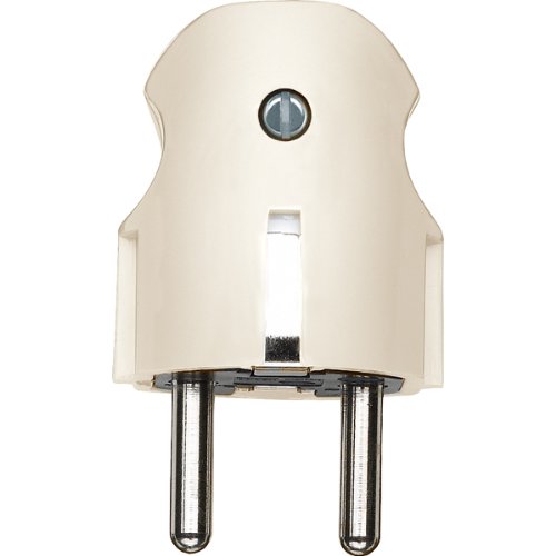 Preisvergleich Produktbild Merten 122427 SCHUKO-Stecker, weiß, 250 V