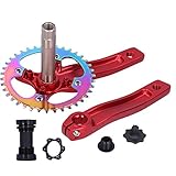 Hervorragende Leistung: Kurbelgarnitur Modisches Aussehen, wunderschöne Form, starke axiale Festigkeit, starke Kompatibilität.