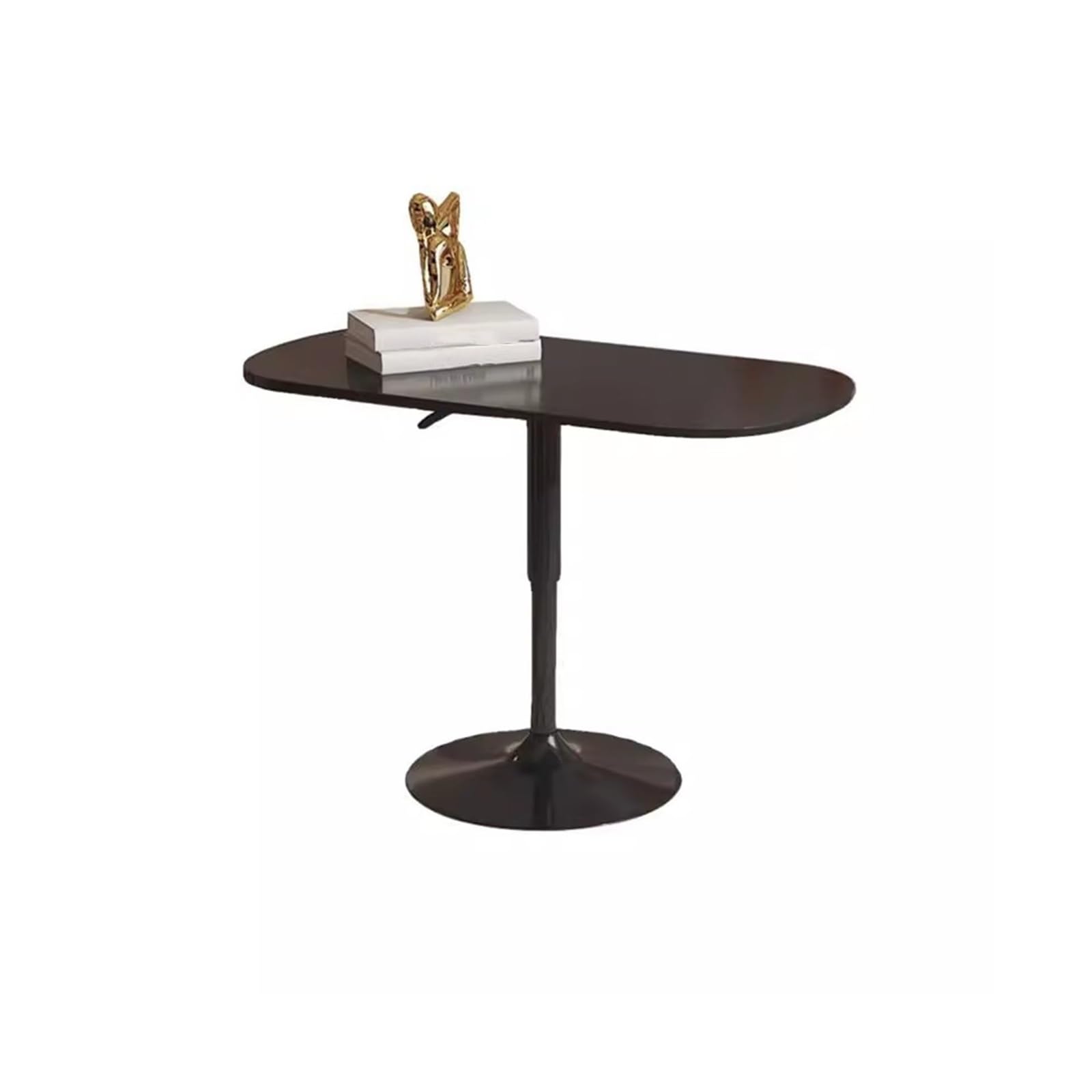 Petite table mobile pour salon et canapé avec hauteur réglable et roues
