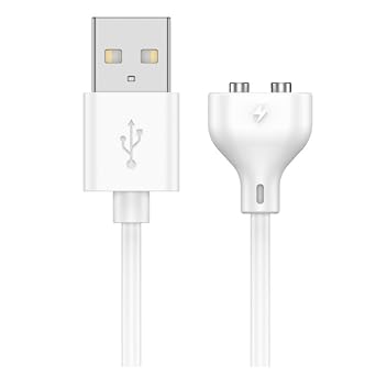 Magnetic USB DC Charger Cable for Toys, Facial Cleanser, Electric Toothbrush, Flashlight, Replacement Charging Cord, Single PolarityS-S 31.4Inch Long-Charger Cable 5mm/0.2