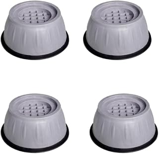 Washing Machine Support Pads – 4-Pack Appliance Stabilizer Risers for Washer, Dryer, Refrigerator – Anti-Slip, Moisture-Blocking Base, Helps Reduce Noise, Floor Protector (9 * 4cm)