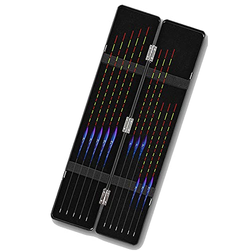 Kit De Flotteur De Roseaux Ensemble Complet De Flotteurs De Poisson Pêche Sauvage Audacieuse Et Accrocheuse Flotteur De Carpe Et De Carassin Super Sensible En Boîte Avec Une Boîte à Flotteur En ABS Cover