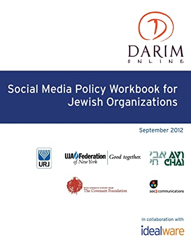 Social Media Policy Workbook for Jewish Organizations