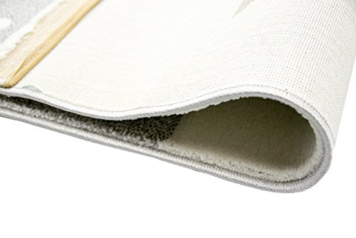 Kindertapijt speelkleed kinderkamer babykleed met hart ster in roze wit grijs Größe 80x150 cm - Afbeelding 8