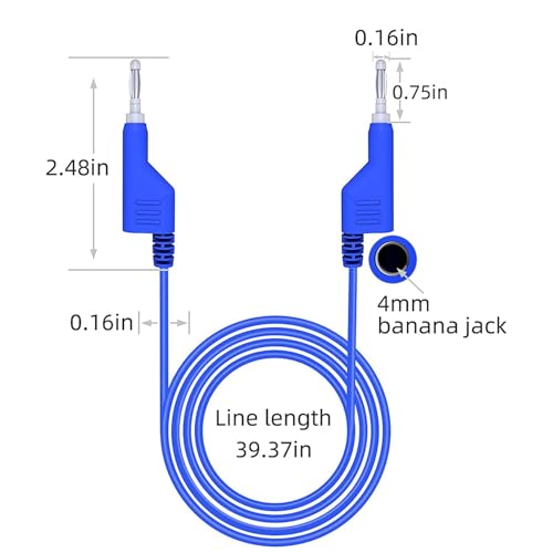 Câble de test électrique 15A flexible et empilable 20 pièces - 6