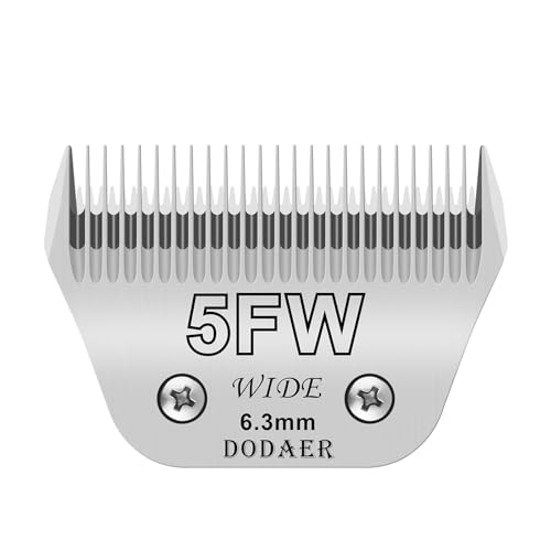 Image of 5FW Dog Grooming Wide Blades,Compatible with Andis,Oster A5,Wahl KM10