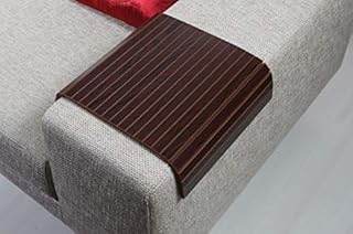 Full Slatted Tropical Wenge 30cmx40cm Sofa tray, sofa table, arm table,couch tray, wooden tray,wood tray,