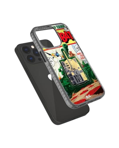 Image of DailyObjects Case for iPhone 15 Pro Max Compatible with Mag-Safe Wireless Charging, Stride 2.0 Tank Combat Slim Shockproof Back Cover with Inner Magnetic Ring