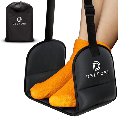 Portable Airplane Footrest for Airplane Travel - Comfortable Foot Hammock ...