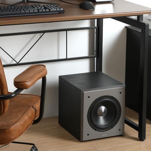 Edifier T5 AKTIV-SUBWOOFER – 8-Zoll-Tieftöner – 70 Watt – Low-Pass-Filter – Frequenz...