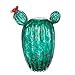 Produktbild Glas Art Vase Kaktusblüte - grün, rot, weiß - Glas - Höhe 26cm - wasserdichte Blumenvase