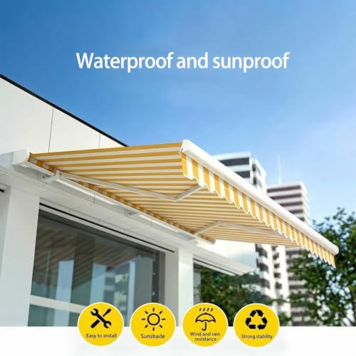 Refugio impermeable para toldo de patio lona de repuesto contra rayos UV azul oscuro 4