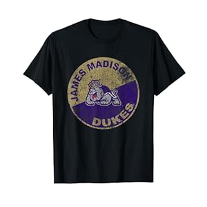 James Madison Dukes Vintage Cap Officially Licensed T-Shirt