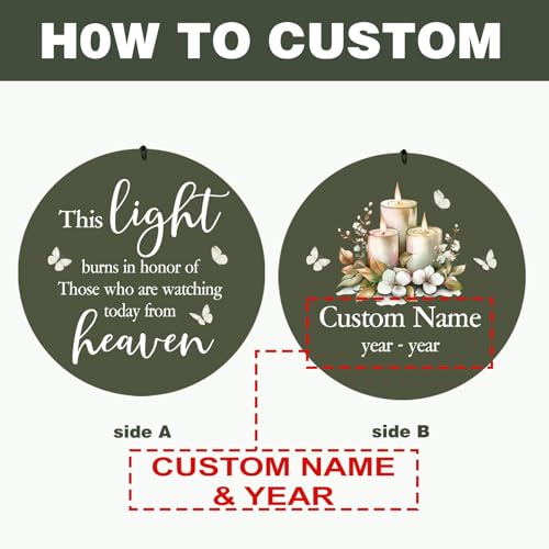Image of Personalized 30 /36 inch Memorial Wind Chimes for Outside, Sympathy Gifts Wind Chime for Loss of Loved One, Beautiful Decor with Deep Tone, Ideal for Funeral, Remembrance & Bereavement, Produced in Texas