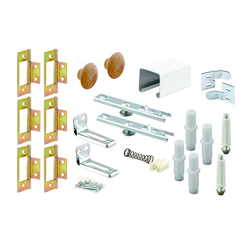 Kit de Herrajes para Clósets Prime-Line 164689-1 para Puertas Bi-Fold, 72 pulgadas, paquete para cuatro puertas miniatura 1