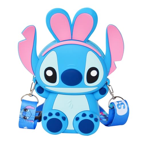 LSOJQ Crossbody Handbag with Adjustable Shoulder Strap Zipper Cute Mini Anime Coin Wallet Purse Shoulder Bag Kawaii Coin Pouch