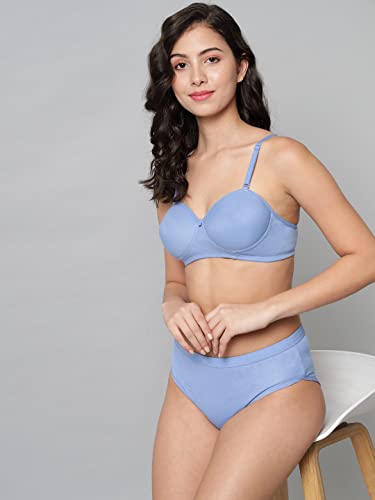 Image of Women Sexy Cotton 2 Piece Bra and Panties Lingerie Set for Honeymoon | Anniversary | Everyday Bra Panty Combo