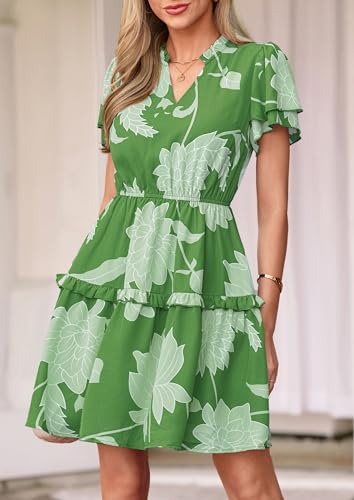 Image of PRETTYGARDEN Womens Summer Floral Beach Dresses