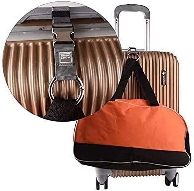 Image of 2PCS Add a Bag Luggage Strap Jacket Gripper, Heavy Duty Luggage Straps Carry-on Baggage Suitcase Straps Belts Travel Accessories,Carry Your Extra Bags