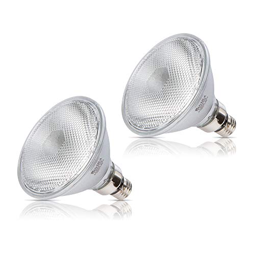 Simba Lighting 70PAR38/FL Halogen PAR38 Light Bulb 70W 30deg Spotlight Dimmable (2-Pack) for Indoor Recessed Can and Outdoor PAR 38 Security Light, 120V E26 Base, 100W Replacement, 2700K Warm White