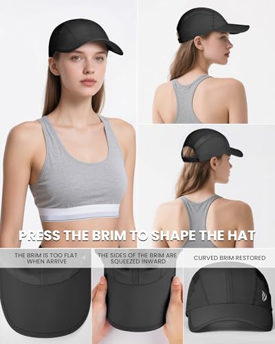 Image of YANIKY Quick-Dry Running Hat for Men & Women Cooling Hat UPF 50+ Thin Baseball Cap Lightweight Breathable Mesh Sport Hats