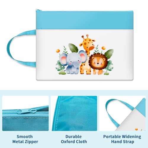 Expanding File Folder – Polyester 24.5x33.5cm | Accordion File | Pregnancy Check Files Folder Document Storage Organizer for Medical Records Test Reports Appointments Paperwork Home Office H - Image 3