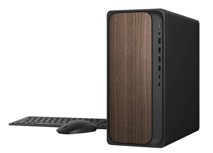Image of HP OmniDesk Desktop Computer | Intel Core Ultra 7 265 | 16GB DDR5 RAM | 1TB PCIe SSD | Wi-Fi 6 | USB-C & HDMI | Wireless Keyboard & Mouse | Windows 11 | for Business & Office Productivity