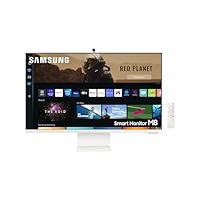 Samsung Smart Monitor M8, Flat 32'', 3840x2160 (UHD 4K), Piattaforma Smart TV (Amazon Video...