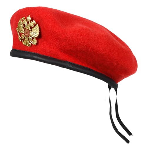 Béret pour femme et homme contre le froid chapeau peintre broche élégante