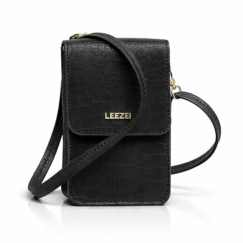 Image of LEEZEL Women's Girls Wallet Sling Bag for Mobile Cell Phone Holder