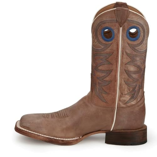 Image of Justin Drennan 11 inch Western Boot for Men, Premium Leather, Cushioned Insole, Durable Outsole