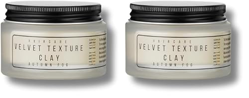 Image of Larry King Velvet Texture Clay 50g - Matte Finish with Texture, Body & Soft Hold (Pack of 2)
