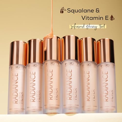 Image of INSIGHT Radiance Filter | Radiant Finish | Infused with Squalane & Vit E | Illuminating Skin Tint Foundation | Comfortable Wear for Everyday Use - (Fair) 11g (Pack of 2)