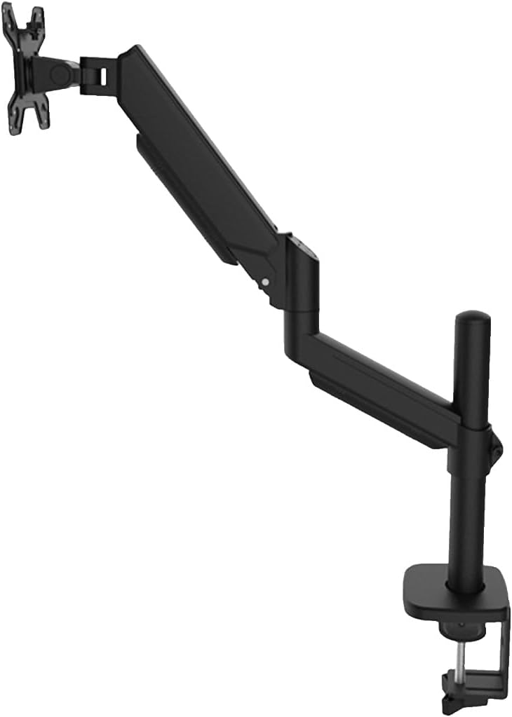 Upside-down display bracket pneumatic hovering lifting rotating computer robot arm