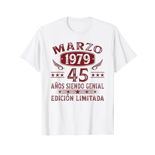 Vintage 1979 45 Años Cumpleaños Hombre Regalos Marzo 1979 Camiseta